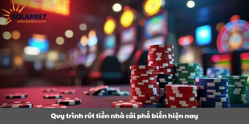 Quy trình rút tiền nhà cái phổ biến hiện nay